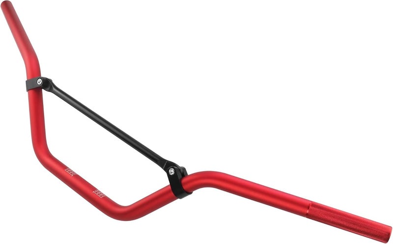 PRO BAT Handle Bar 7/8" 22MM Handlebar Compatible with CRF YZF KXF KLX RMZ DRZ Pit Dirt Bike Motocross ATV Quad, Red - Image 1